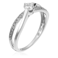 Comptoir du Diamant 'Joli Solitaire' Ring für Damen