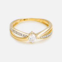 Comptoir du Diamant Women's 'Joli Solitaire' Ring