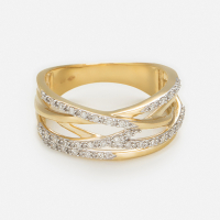 Comptoir du Diamant Women's 'Entrelacs Eternel' Ring
