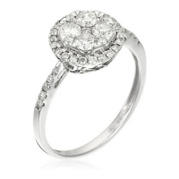 Comptoir du Diamant Women's 'Pompadour' Ring