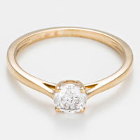 Comptoir du Diamant Women's 'Solitaire Impérial' Ring