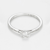 Comptoir du Diamant Women's 'Solitaire Royal' Ring