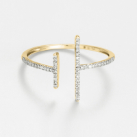 Comptoir du Diamant 'Parallèle Asymétrique' Ring für Damen