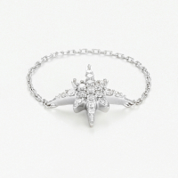 Comptoir du Diamant Bague 'Star' pour Femmes