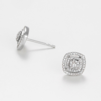 Comptoir du Diamant Women's 'Carré Richesse' Earrings