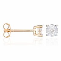 Comptoir du Diamant Women's 'Puce Grande Illusion' Earrings
