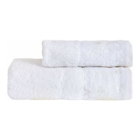 Biancoperla EMMA hand and guest terry Towel Set, White