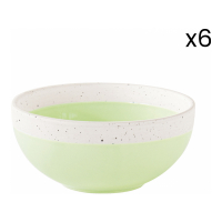 Easy Life Set 6 Porcelain Bowl Dia. 9.5cm Pastel & Trend