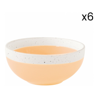 Easy Life Set 6 Porcelain Bowl Dia. 9.5cm Pastel & Trend