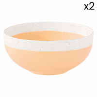 Easy Life Set 2 Porcelain Bowl Dia. 22cm Pastel & Trend