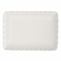Easy Life Porcelain Rect. Plate Onde
