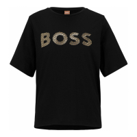 Boss 'Monogram-Filled Logo' T-Shirt für Damen