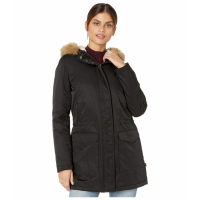Levi's Women's 'Coated Cotton Parka with Sherpa and Faux Fur Hood' Parka