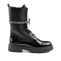 Karl Lagerfeld Big Girl's Combat Boots