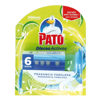Pato 'WC Toilet Sanitizer Active' Toilet Block - Lime 6 Pieces