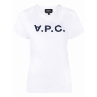 A.P.C. T-shirt 'Logo' pour Femmes