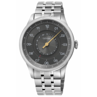 Gevril Jones St Men's Swiss Automatic, SS Case, Grey Dial, 316L Stainless Steel Bracelet Watch