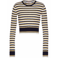 Valentino Women's 'Striped' Crop Sweater