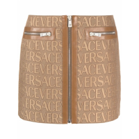 Versace Women's 'Allover Logo' Mini Skirt