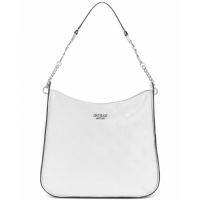 Guess Women's 'Galeria Debossed Peony Logo Medium Top Zip' Hobo Bag