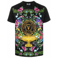 Versace Jeans Couture T-shirt 'V-Emblem Garden' pour Hommes