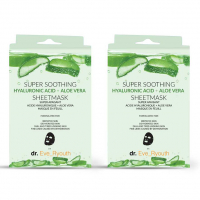 Dr. Eve_Ryouth 'Super Soothing Hyaluronic Acid & Aloe Vera' Sheet Mask - 2 Pieces