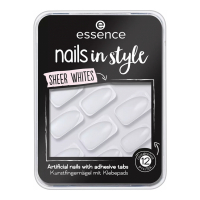 Essence 'Nails In Style' Falsche Nägel - 11 Sheer Whites 12 Stücke
