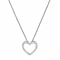 Le Diamantaire Women's 'Joli Coeur' Pendant with chain