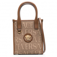 Versace Women's 'Allover Logo' Mini Tote Bag