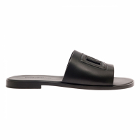 Dolce & Gabbana Men's 'Embossed Logo' Flat Sandals