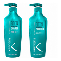 Kreogen 'Shampooing Revitalisant À La Biotine + Après-Shampooing À La Biotine' - 2 Pièces