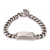Alexander McQueen Men's 'Chain Link Medallion' Adjustable Bracelet