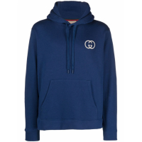 Gucci Sweatshirt à capuche  'Interlocking G Logo' pour Hommes