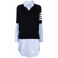 Thom Browne 'Layered Stripe' Hemdkleid für Damen