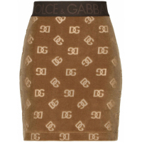 Dolce & Gabbana Mini Jupe 'Monogram' pour Femmes