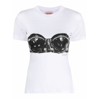Alexander McQueen T-shirt 'Bra' pour Femmes