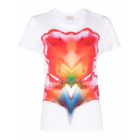 Alexander McQueen 'Abstract' T-Shirt für Damen