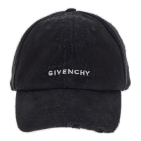 Givenchy Men's 'Logo Embroidered Distressed' Baseball Cap