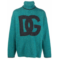 Dolce & Gabbana Men's 'Logo' Turtleneck Sweater