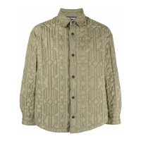 Palm Angels Men's 'Monogram Quilted' Overshirt