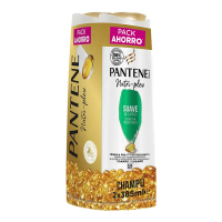 Pantene Shampoing 'Pro-V Smooth & Sleek' - 385 ml, 2 Pièces