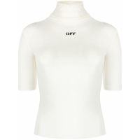 Off-White Top à manches courtes 'Logo' pour Femmes