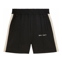 Palm Angels Men's 'Embroidered Logo' Sweat Shorts