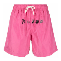 Palm Angels Short de bain 'Logo' pour Hommes