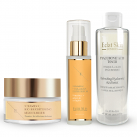 Eclat Skin London Coffret de soins de la peau 'Vitamin C Bio Brightening + Refreshing Hyaluronic Acid + Vitamin' - 3 Pièces