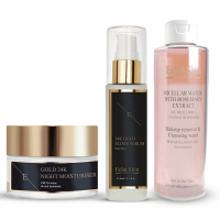 Eclat Skin London 'Rosemary Extract + Anti-Wrinkle Elixir 24K Gold' Anti-Aging Care Set - 3 Pieces