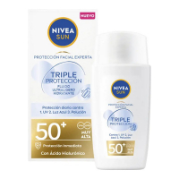 Nivea Crème solaire pour le visage 'Sun Triple Protection Ultralight Fluid SPF50' - 40 ml