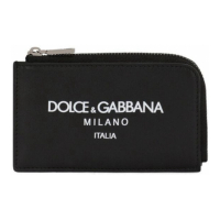 Dolce & Gabbana Portefeuille 'Logo Zip Around' pour Hommes