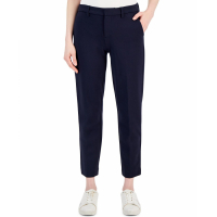 Tommy Hilfiger Women's 'Solid-Color Flat-Front Ankle' Trousers