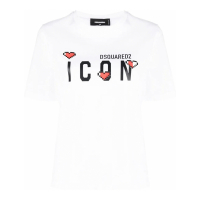 Dsquared2 T-shirt 'Icon Logo' pour Femmes